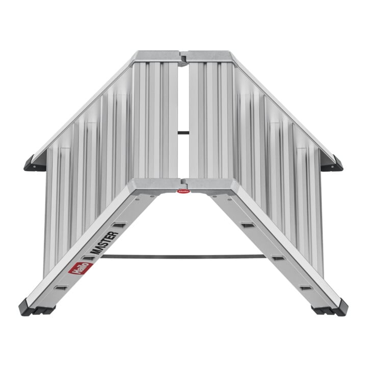 Hailo Aluminium-Doppelstufenleiter Master D100 2 x 4 Stufen