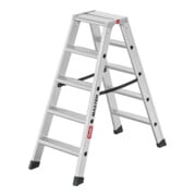 Hailo Aluminium-Doppelstufenleiter Master D100 2 x 5 Stufen