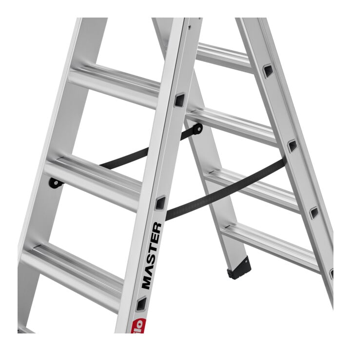 Hailo Aluminium-Doppelstufenleiter Master D100 2 x 5 Stufen