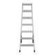 Hailo Aluminium-Doppelstufenleiter Master D100 2 x 7 Stufen