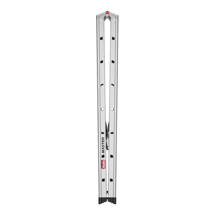 Hailo Aluminium-Doppelstufenleiter Master D100 2 x 8 Stufen
