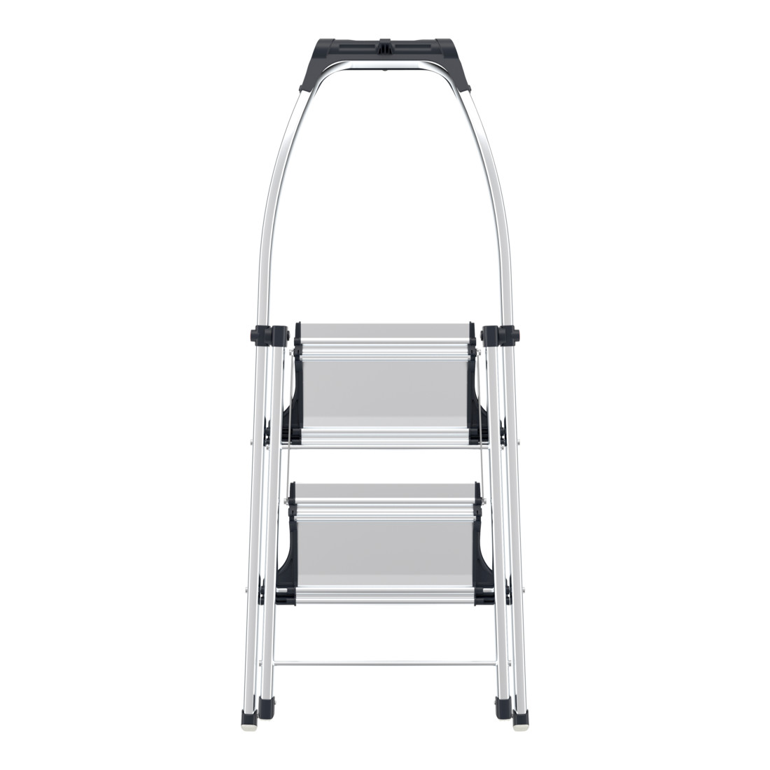 Hailo Aluminium-Klapptritt 2 Stufen 150 kg