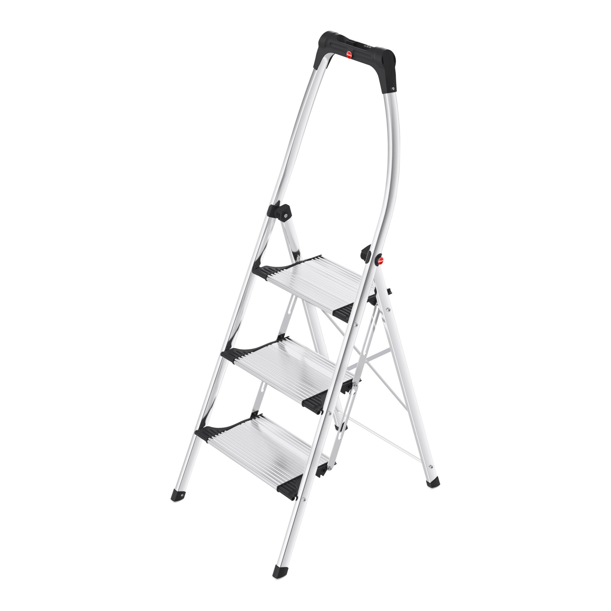 Hailo Aluminium-Klapptritt 3 Stufen 150 kg