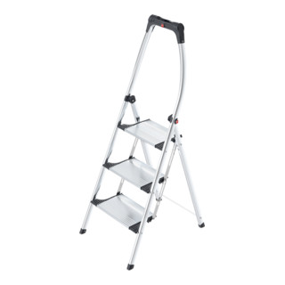 Hailo Aluminium-Klapptritt 3 Stufen 150 kg