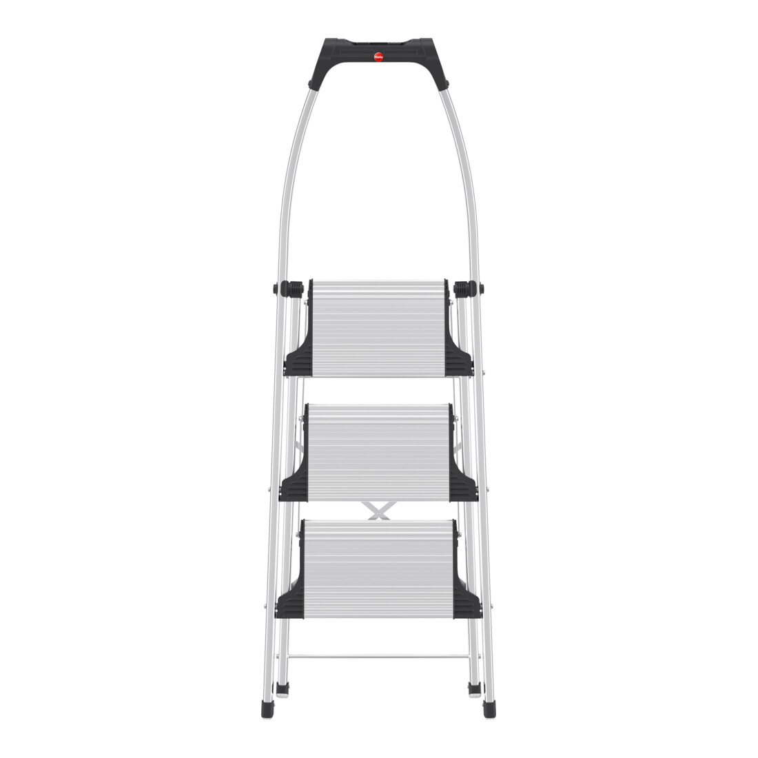 Hailo Aluminium-Klapptritt 3 Stufen 150 kg