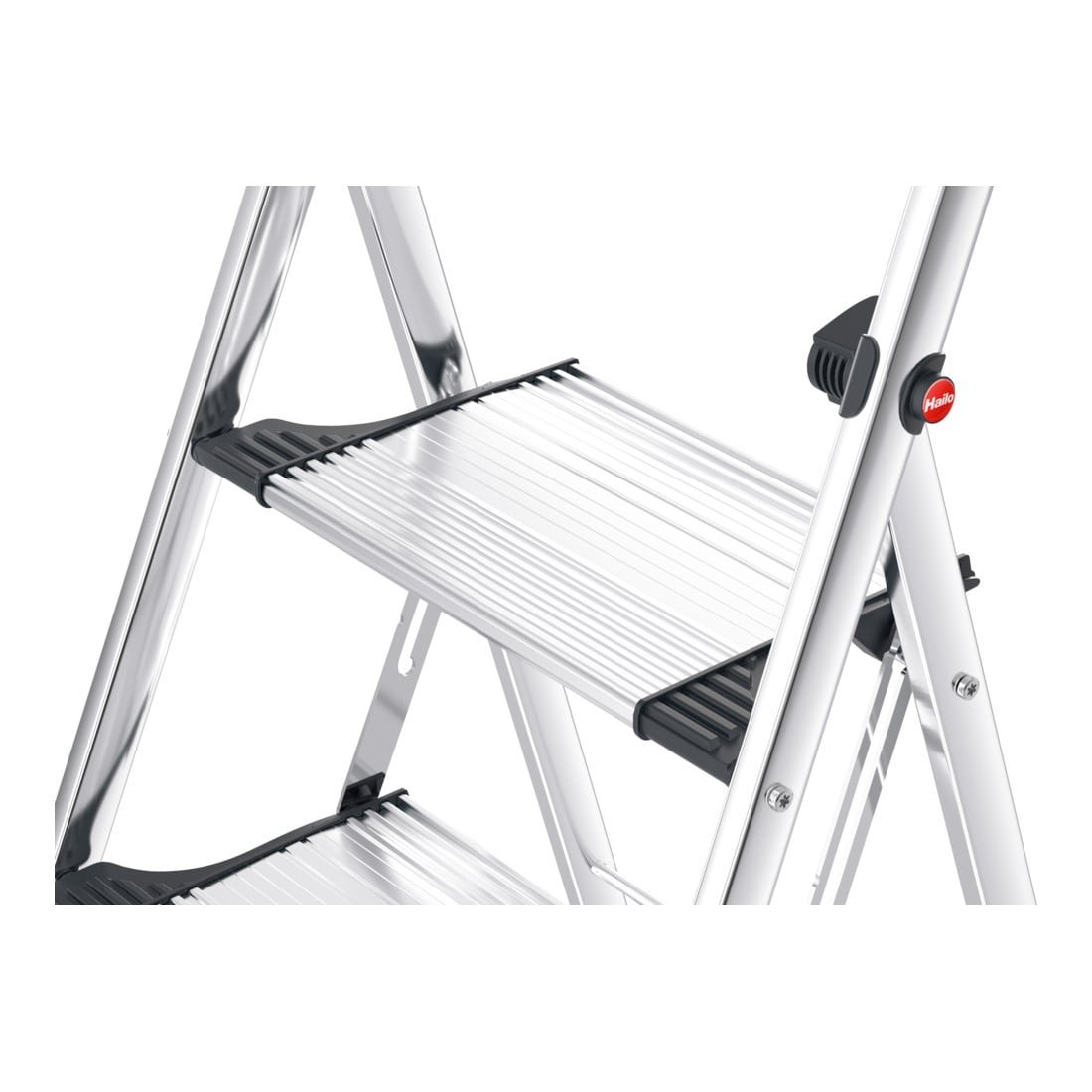 Hailo Aluminium-Klapptritt 3 Stufen 150 kg