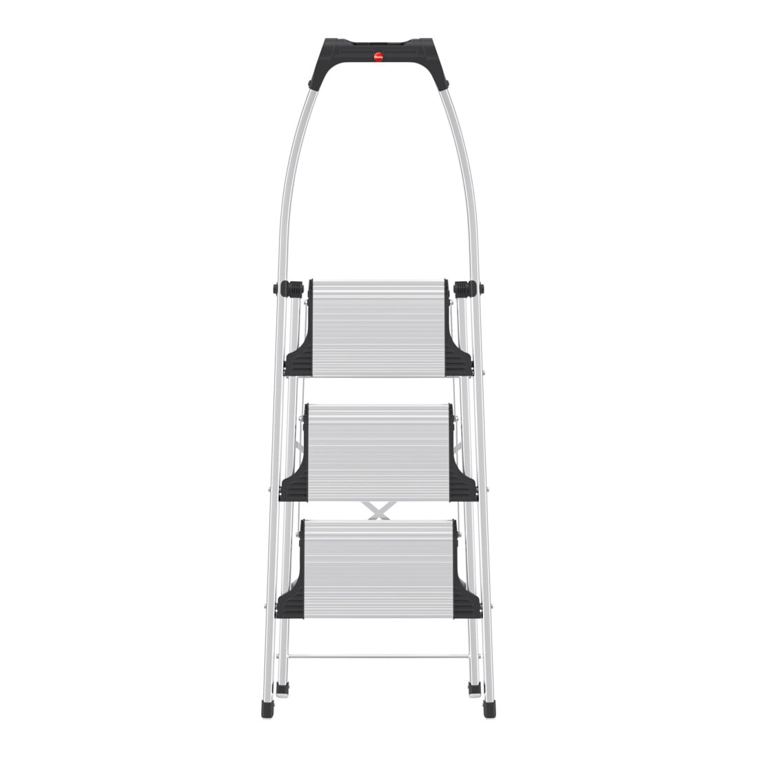 Hailo Aluminium-Klapptritt 3 Stufen 150 kg