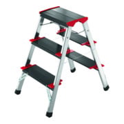 Hailo Aluminium-Klapptritt 3 Stufen 225 kg-1