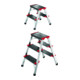 Hailo Aluminium-Klapptritt 3 Stufen 225 kg-4