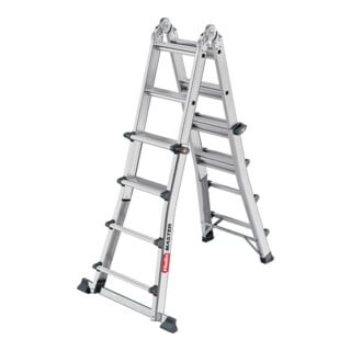 Hailo Aluminium-Multifunktionsleiter Master M100 4 x 4 Stufen