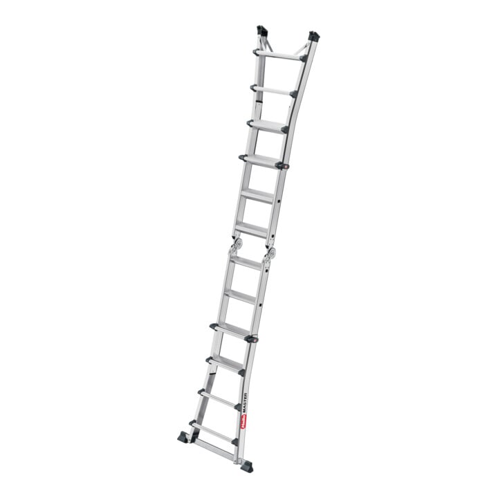Hailo Aluminium-Multifunktionsleiter Master M100 4 x 4 Stufen