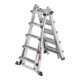 Hailo Aluminium-Multifunktionsleiter Master M100 4 x 5 Stufen