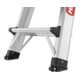 Hailo Aluminium-Multifunktionsleiter Master M100 4 x 5 Stufen