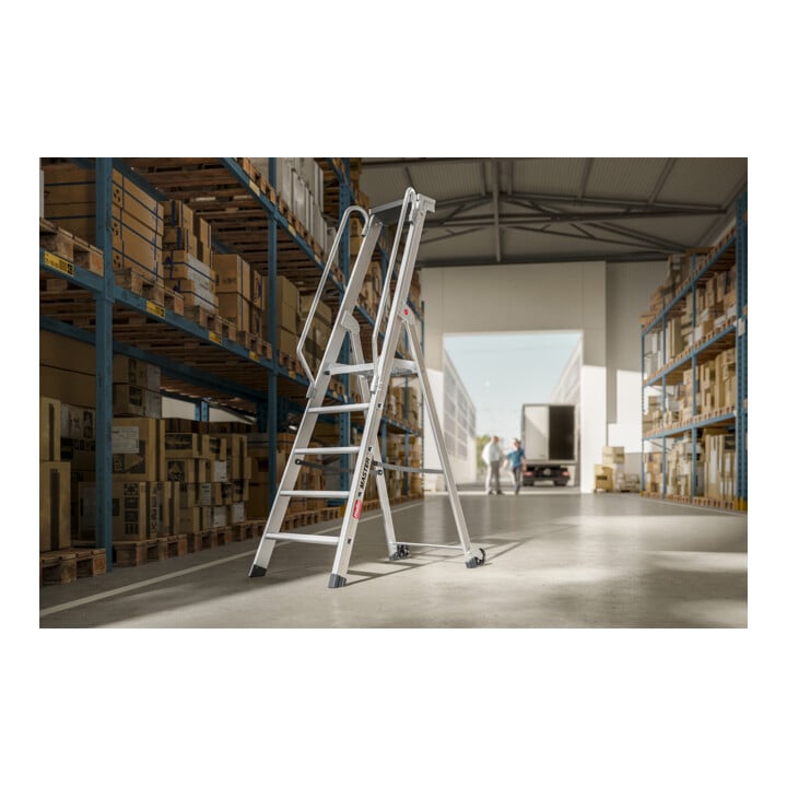Hailo Aluminium-Plattformleiter Master P80 7 Stufen