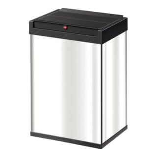 Hailo Big-Box Swing L, poubelle grande capacité, 35 ltr, inox