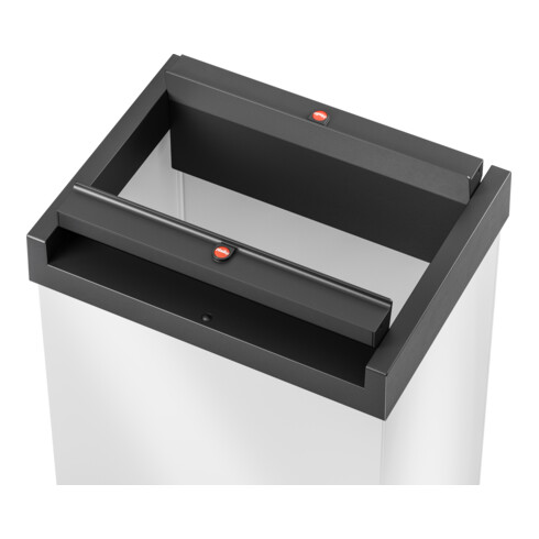 Hailo Big-Box Swing XL, Großraum-Müllbox, 52 ltr, Weiß