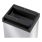 Hailo Big-Box Swing XL, poubelle grande capacité, 52 litres, argenté-5