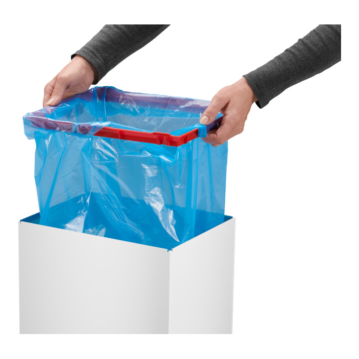 Hailo Big-Box Swing XL, poubelle grande capacité, 52 ltr, blanc