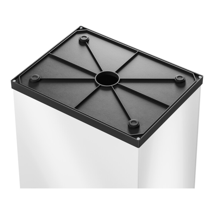 Hailo Big-Box Swing XL, poubelle grande capacité, 52 ltr, blanc
