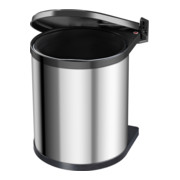 Hailo Compact-Box M, Einbau-Mülleimer, 15 ltr, Edelstahl-2