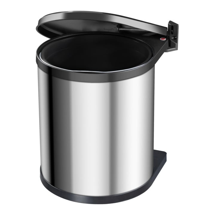 Hailo Compact-Box M, Einbau-Mülleimer, 15 ltr, Edelstahl