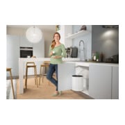 Hailo Compact-Box M, Einbau-Mülleimer, 15 ltr, Weiß-2