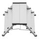 Hailo D60 StandardLine, Aluminium-Trittleiter, 2x3 Stufen