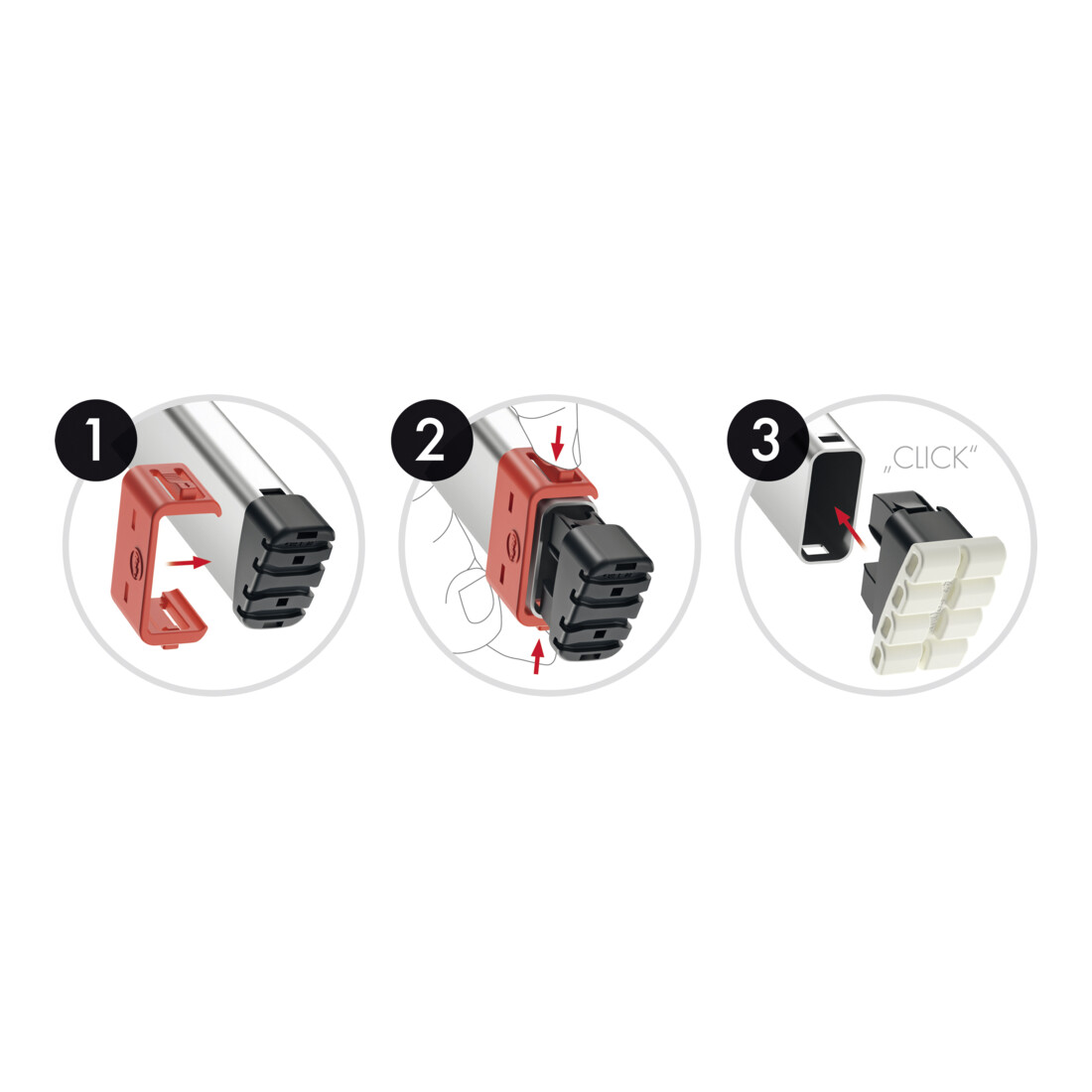 Hailo EasyClix Living - Size L, set de pieds interchangeables