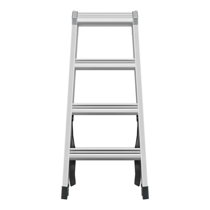 Hailo Échelle double en aluminium Master D100 2 x 4 marches