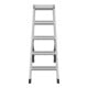 Hailo Échelle double en aluminium Master D100 2 x 5 marches
