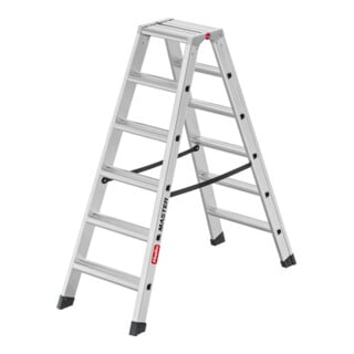 Hailo Échelle double en aluminium Master D100 2 x 6 marches