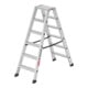 Hailo Échelle double en aluminium Master D100 2 x 6 marches