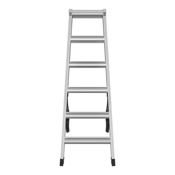 Hailo Échelle double en aluminium Master D100 2 x 6 marches