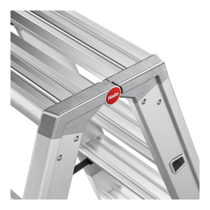 Hailo Échelle double en aluminium Master D100 2 x 6 marches