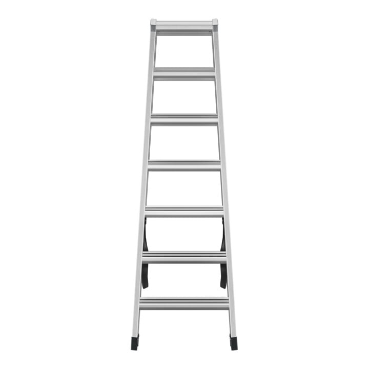 Hailo Échelle double en aluminium Master D100 2 x 7 marches