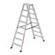 Hailo Échelle double en aluminium Master D100 2 x 8 marches
