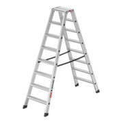 Hailo Échelle double en aluminium Master D100 2 x 8 marches