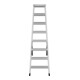 Hailo Échelle double en aluminium Master D100 2 x 8 marches
