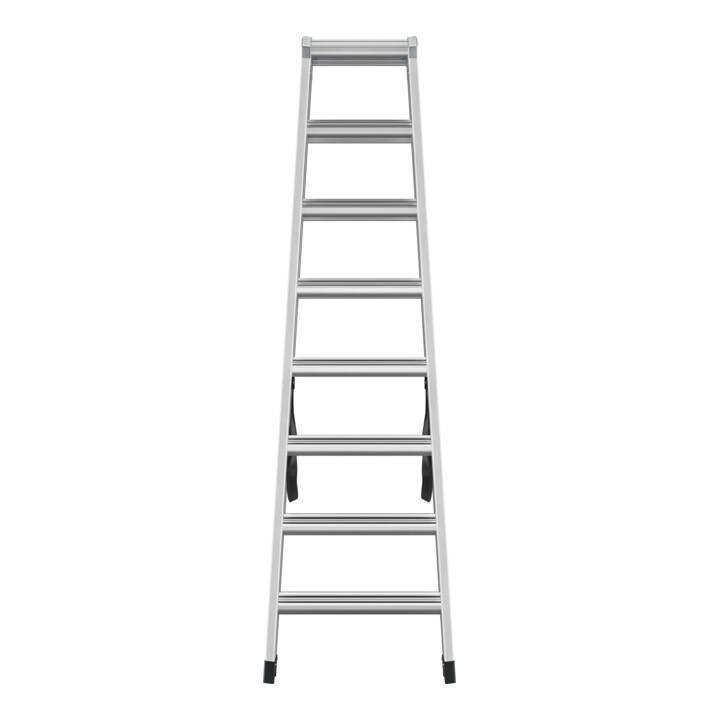 Hailo Échelle double en aluminium Master D100 2 x 8 marches