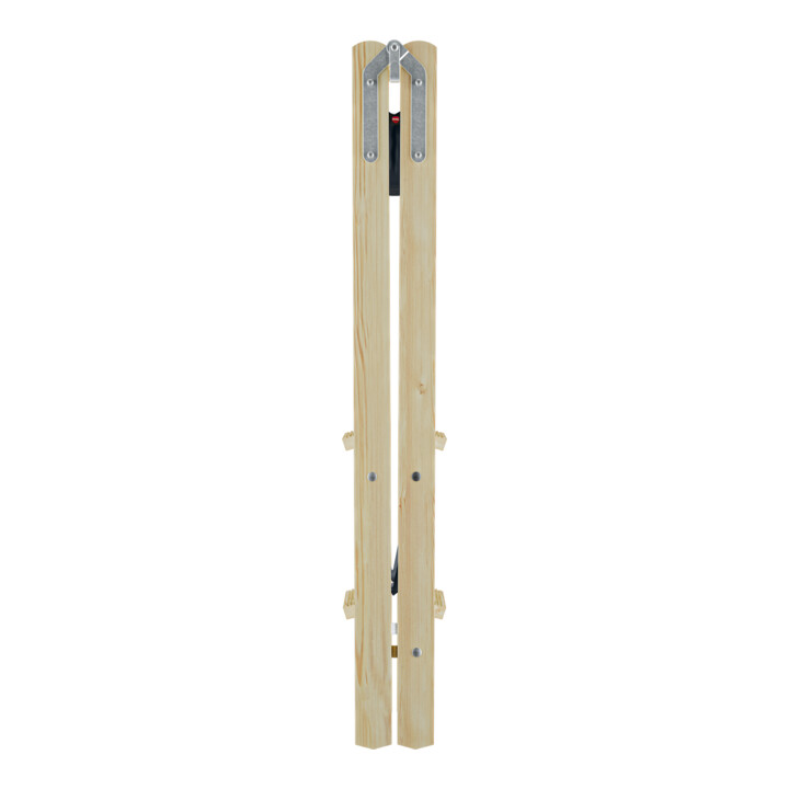 Hailo Échelle en bois Master H80 2 x 4 marches ergonomique