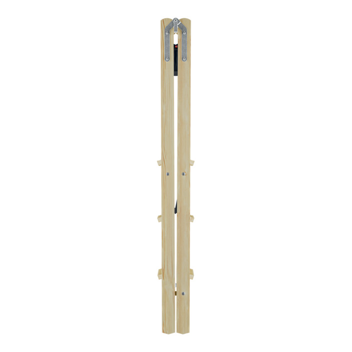 Hailo Échelle en bois Master H80 2x5 marches ergonomique