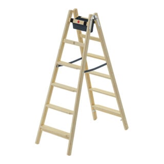 Hailo Échelle en bois Master H80 2x6 marches