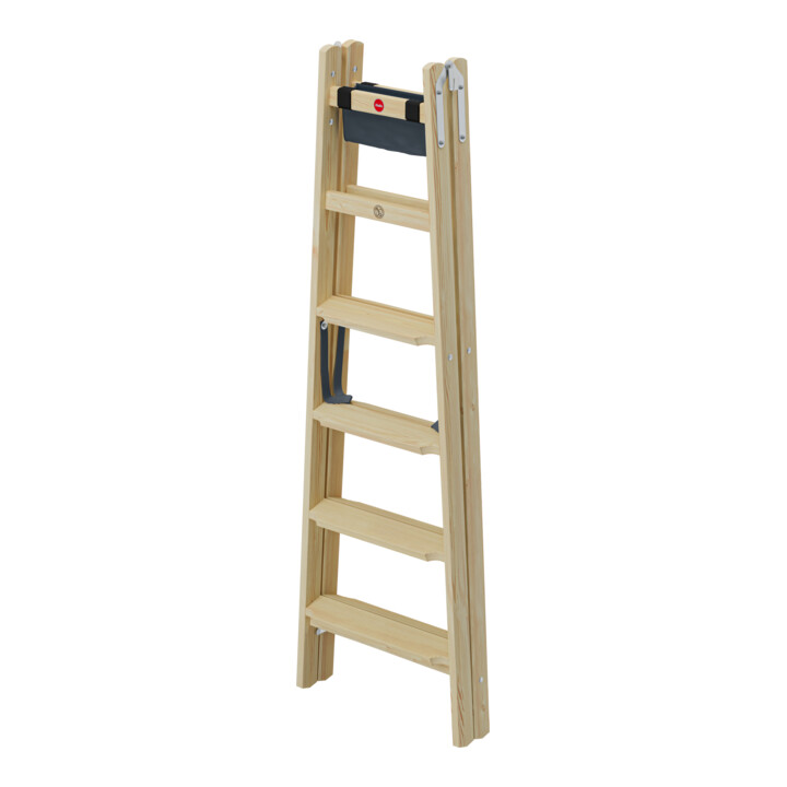 Hailo Échelle en bois Master H80 2x6 marches