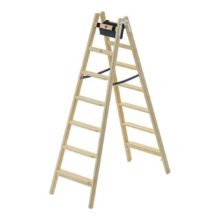 Hailo Échelle en bois Master H80 2x7 marches