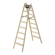 Hailo Échelle en bois Master H80 2x8 marches