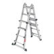 Hailo Échelle multifonction en aluminium Master M100 4 x 4 marches