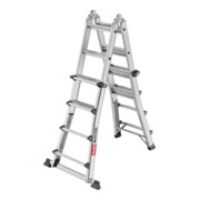 Hailo Échelle multifonction en aluminium Master M100 4 x 4 marches