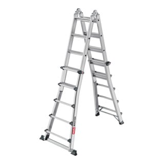 Hailo Échelle multifonction en aluminium Master M100 4 x 5 marches