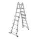 Hailo Échelle multifonction en aluminium Master M100 4 x 5 marches