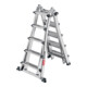 Hailo Échelle multifonction en aluminium Master M100 4 x 5 marches